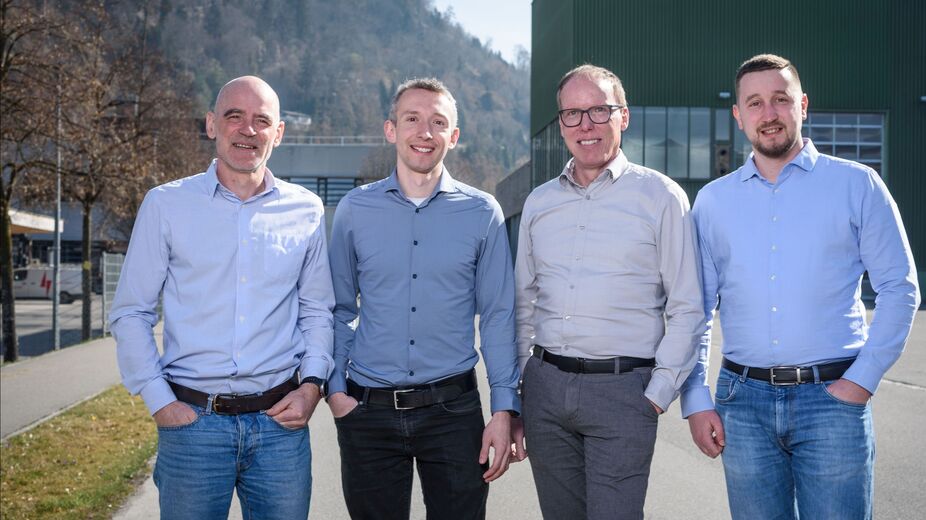 Foto der drei Führungskräfte